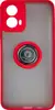 MM TPU MOTOROLA MOTO G34 5G MATTE RED WITH RING