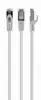 Gembird S FTP Cat.6A LSZH patch cord, white, 1 m