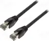 Premium Cat.8.1 patch cable, black, 5m