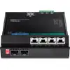 TRENDnet 6-Port Industrial Gigabit PoE+ WallMount Front Acc.