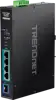 TRENDnet 5-port Indust. Gbit PoE+ DIN-Rail Switch -20/+65°C