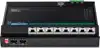 TRENDnet 10-Port Industrial Gigabit PoE+ WallMount Front Acc