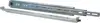 Inter-Tech 18" telescopic rail set for IPC silver