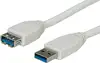 USB 3.0 kabel 0,8m, AF - AM, Roline, bijeli 11.99.8977-50