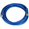 S/FTP 26 AWG, CAT7 Raw Cable, CAT6a Modular plugs, 5 m, Blue
