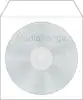 MediaRange Paper sleeves for 1 disc, with flap and window, white, Pack 50