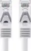 S/FTP 26 AWG, Cat7 Raw Cable, Cat6a Modular Plugs, 2 m (6.5 ft.), White
