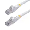 S/FTP 26 AWG, Cat7 Raw Cable, Cat6a Modular Plugs, 10 m (32 ft.), White