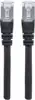 S/FTP 26 AWG, CAT7 Raw Cable, CAT6a Modular plugs, 1.5 m, Black