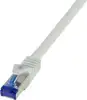 Logilink patch kabel Ultraflex, Cat.6A, S/FTP, sivi, 0,5 m
