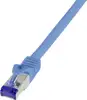 Logilink patch kabel Ultraflex, Cat.6A, S/FTP, plavi, 0,25 m