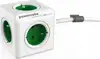 PowerCube Extended 5 gniazd 1.5m zelena
