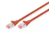 DIGITUS CAT 6 S/FTP patch kabel, 10 komada, 2m, crveni