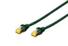DIGITUS CAT 6A S/FTP patch kabel, 1m, zeleni