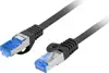 PATCHCORD KAT.6A S/FTP LSZH CCA 2M crna FLUKE PASSED LANBERG