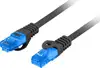 PATCHCORD KAT.6A S/FTP LSZH CCA 3M crna FLUKE PASSED LANBERG