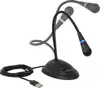 USB Gooseneck Microphone with base and mute, -44 dB, 70 Hz - 9 kHz, 16 Bit / 48 kHz