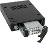 SATA/SAS HDD & SSD Mobile Rack For 3.5” Device Bay - Full Metal, Host Interface: 7 pin SATA x 2, Drive Bay: 1x 8.89 cm (3.5") Bay, Transfer Rate: 6Gb/sec, SECC, Matt Black