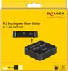 DELOCK M.2 Dockingstation für 2xM.2 SATA SSD mit Klon