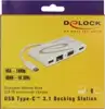 DELOCK Dockingstation USB3.1/C > LAN/HDMI 4K 30Hz/VGA/USB