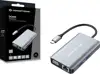 CONCEPTRONIC Dock USB-C->HDMI,VGA,GbE,3xUSB3.0,100WPD 0.25m