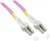 EFB Duplex Jumper LC-LC 50/125,OM4,LSZH,violett,2.0mm,1,5m