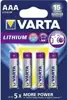 Professional Lithium AAA - 1.5 V, 1100 mAh, LI/IRON DI