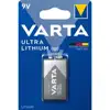 Professional Lithium 9V, 1200 mAh, 36.4 g.