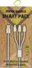SMART PACK KABEL 3u1 TypeC/Micro USB/Lightning-USB