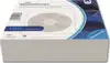 MediaRange Paper sleeves for 1 disc, with adhesive flap and window, white, Pack 100
