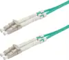 Roline VALUE optički kabel 50/125µm LC/LC Duplex, OM3, 20m, tirkizni