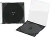 CD Slimcase for 1 disc, 5.2mm, black tray