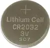CR2032 3V Lithium Coin Cell Card of 1