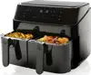 Emerio hot air fryer, Smart Fryer, 3.6+3.6L, Cool touch