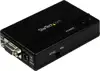 StarTech.com High Resolution VGA to Composite (RCA) or S-Video Converter - PC to TV Video Adapter - 1600x1200 RGB to TV (VGA2VID) - video converter - black