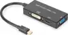 DIGITUS DisplayPortkonverterkabel mDP->HDMI+DVI+VGA 0.2m