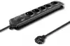 Qoltec 5 gniazd 3.0m czarna