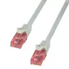 U/UTP prespojni kabel Cat.6 LSZH Cu AWG26, sivi, 50,0 m