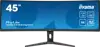 IIYAMA Monitor LED XCB4594DQSN-B1 45’’ Dual QHD VA panel with KVM switch, USB-C 90W dock and RJ45 5120 x 1440 @165Hz 	32:9 450 cd/m2 3000:1 0.8ms height, tilt HDMI DP USB-C RJ45 Hub