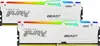Kingston 32GB 6400MT/s DDR5 CL32 DIMM (Kit of 2) FURY Beast White RGB EXPO, EAN: 740617343007