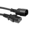 Roline naponski kabel PC-Monitor, crni, 0.5m
