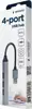 GEMBIRD Hub USB 3.1 - 3 x USB 2.0 + 1 x USB 3.1 srebrna