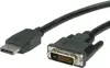 Roline VALUE DisplayPort kabel, DP M na DVI-D (24+1) M, 1.0m