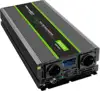 Qoltec 51923 Pure Sine Wave Inverter Monolith | 3000W | 6000W | 24V to 230V | LCD