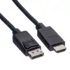 Roline VALUE DisplayPort kabel v1.1, DP(M) - HDTV(M), 4.5m