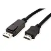 Roline VALUE DisplayPort kabel v1.1, DP(M) - HDTV(M), 1.0m