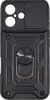 MM TPU IPHONE 16 - ANTI-SHOCK WITH RING crna