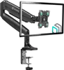 ONKRON Monitor Desk Mount for 13 to 32-Inch LED LCD Flat Monitors up to 9 kg, Black