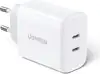 Kućni punjač UGREEN, 40W, USB-C+USB-C PD, bijeli