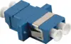 Opt. adapter LC duplex Ž/Ž, singlemode, ceramic sleeve, plavi